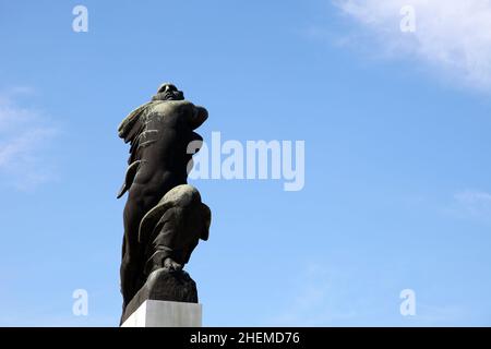 Frankreich-Denkmal im Kalemegdan Park in Belgrad, Serbien. Belgrad ist die größte Stadt Südosteuropas. Stockfoto