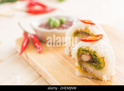 Sushi Roll - Fusion Food Stockfoto