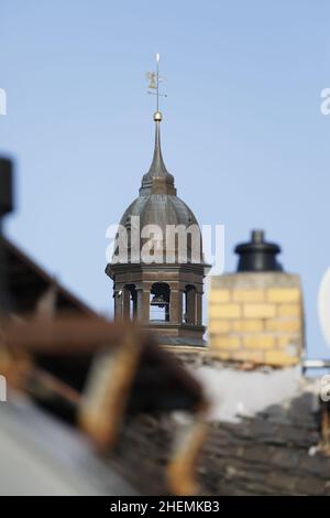 Blick auf die Turmhaube des Reichenbacher Turms in Görlitz Stockfoto