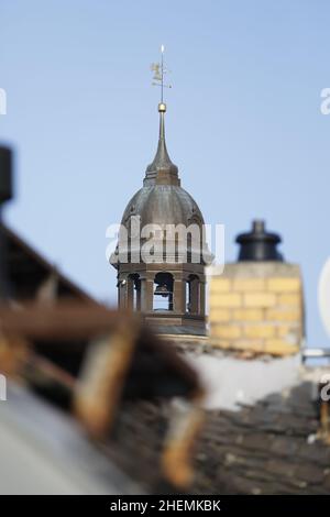 Blick auf die Turmhaube des Reichenbacher Turms in Görlitz Stockfoto