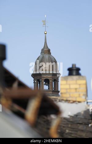 Blick auf die Turmhaube des Reichenbacher Turms in Görlitz Stockfoto