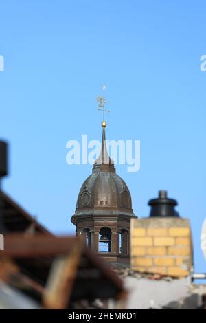 Blick auf die Turmhaube des Reichenbacher Turms in Görlitz Stockfoto