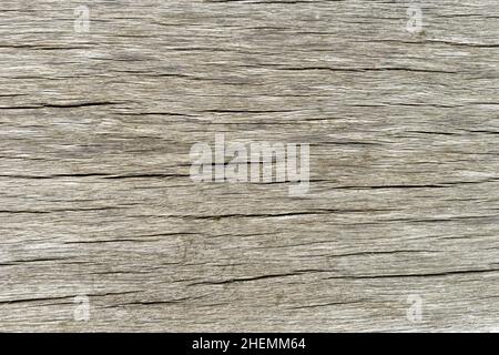 Hintergrund von rissigem, altem Holz Stockfoto