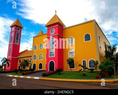 Himmelskirche in der Stadt Chapadão do Céu, Goiás, Brasilien Stockfoto