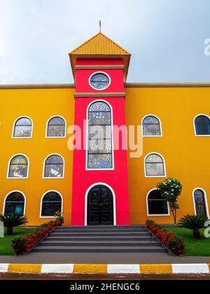 Himmelskirche in der Stadt Chapadão do Céu, Goiás, Brasilien Stockfoto