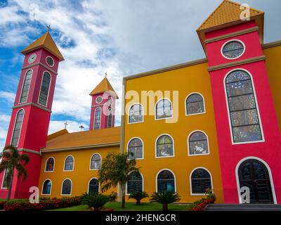 Himmelskirche in der Stadt Chapadão do Céu, Goiás, Brasilien Stockfoto