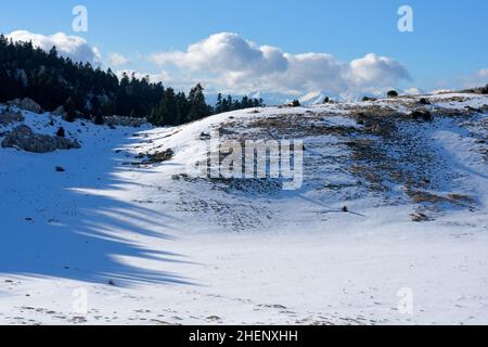 Blick auf den Parnassus, Griechenland Stockfoto