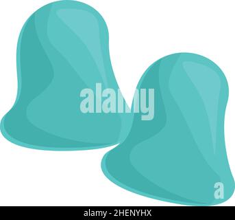 Cartoon-Vektor für Ohrstöpsel-Symbole. Gehörschutz. Stöpsel Stock Vektor