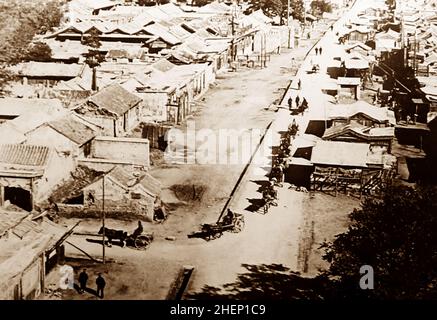 Ketteler Street, Peking, China, Anfang 1900s Stockfoto