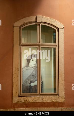 Das Fado-Museum in Alfama in der Stadt Lissabon in Portugal. Portugal, Lissabon, Oktober 2021 Stockfoto