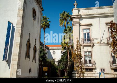 Das Kloster Madre de Deus des Museums von Azulejo oder Museu National do Azulejo im Kloster Madre de Deus in der Stadt Lissabon in Portug Stockfoto