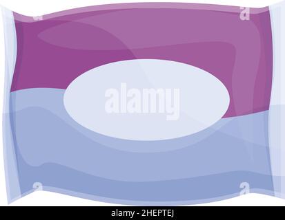 Beutel mit Schokolade Symbol Cartoon-Vektor. Süßigkeiten mit Creme. Erstklassige Speisen Stock Vektor