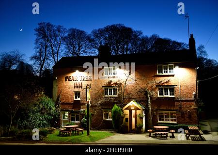 Pear Tree Inn Hook Norton Oxfordshire England großbritannien Stockfoto