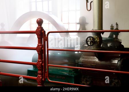 Steam Engine Hook Norton Brewery Hook Norton Oxfordshire England 2022 Stockfoto