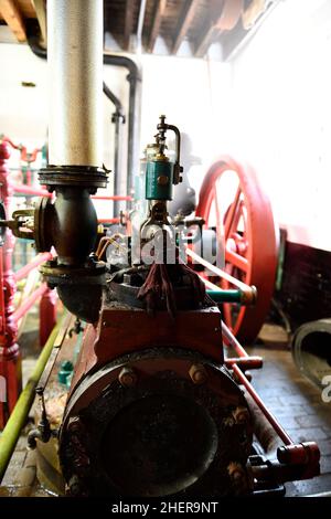 Steam Engine Hook Norton Brewery Hook Norton Oxfordshire England 2022 Stockfoto