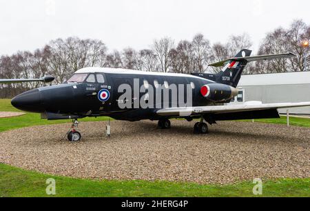 Hawker Siddeley Dominie T.Mk.1 bei RAF Cosford Stockfoto