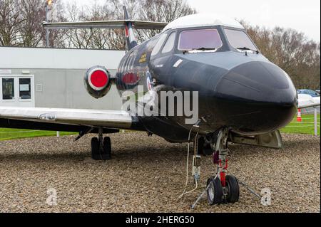 Hawker Siddeley Dominie T.Mk.1 bei RAF Cosford Stockfoto