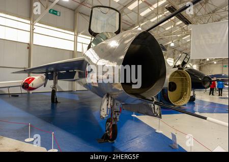 English Electric P1A bei RAF Cosford Stockfoto