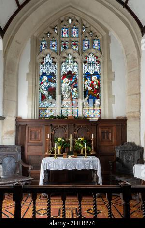 Die Altarkirche St. Mary Dallinghoo Suffolk Stockfoto