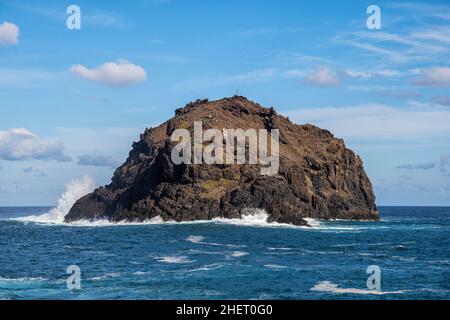 Die Roque de Garachico auf der Kanarischen Insel Teneriffa Stockfoto