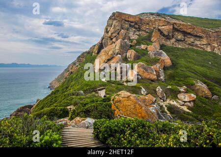 Robberg Nature Reserve, Plettenberg Bay Route, Südafrika, Plettenberg Bay, Western Cape Stockfoto