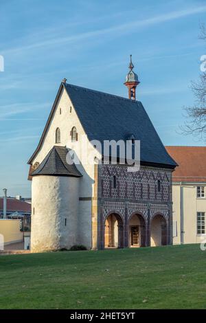 Königssaal im Kloster Lorsch, Lorsch, Hessen, Deutschland Stockfoto