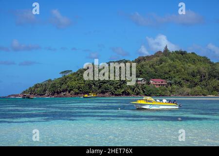 Anse Boileau Beach Westküste Mahe Island Seychellen Stockfoto