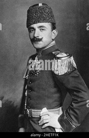 ENVER PASCHA (1881-1922) osmanisches Militärangebot und Revolutionär 1911 Stockfoto