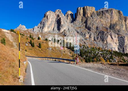 Alpenlandschaft in den Dolomiten, Italien, Europa Stockfoto