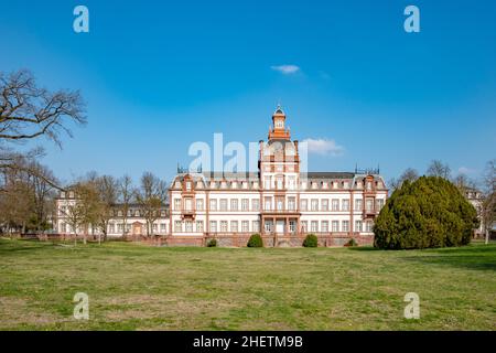 Historisches Schloss Philipsruh in Hanau, Bayern, Deutschland Stockfoto