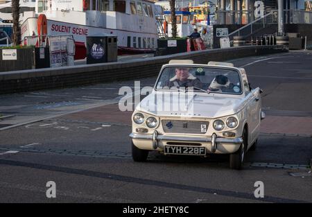 Oldtimer am Poole Kai Stockfoto