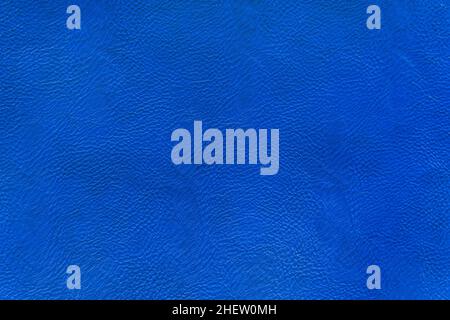 Blau Abstraktes Muster Leder Natürlicher Hintergrund Material Textur. Stockfoto