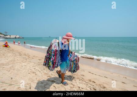 Sai Noi Beach in Khao Tao südlich von Hua hin, Thailand Stockfoto