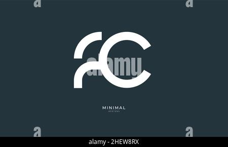 Alphabet Buchstabe Symbol Logo FC Stock Vektor