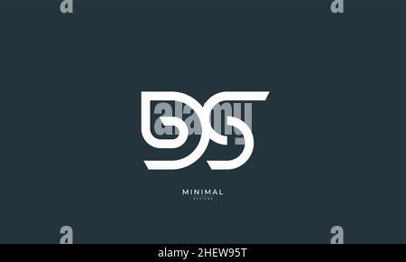 Buchstabensymbol DS Stock Vektor
