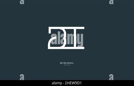 Buchstabensymbol Logo BI Stock Vektor