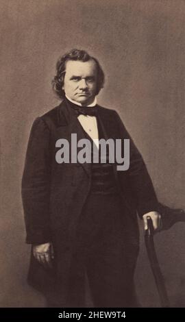 Stephen A. Douglas (1813-1861), amerikanischer Politiker und Anwalt, dreiviertel Porträt, Charles DeForest Fredricks, 1860 Stockfoto