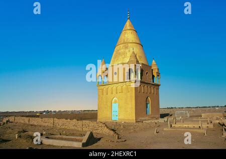 Sufi Mausoleum in Omdurman im Sudan Stockfoto