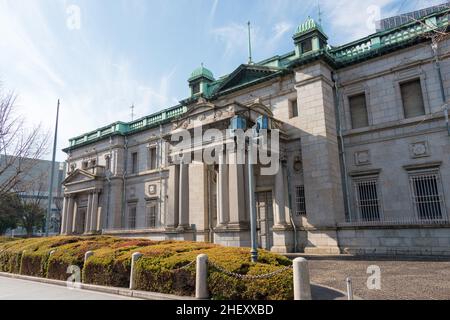 Osaka, Japan – 03 2022. Januar – Bank of Japan Osaka-Niederlassung in Kita-ku, Osaka, Japan. Stockfoto