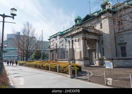 Osaka, Japan – 03 2022. Januar – Bank of Japan Osaka-Niederlassung in Kita-ku, Osaka, Japan. Stockfoto