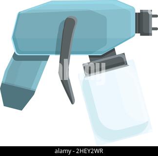 Spritzpistole Symbol Cartoon-Vektor. Luftsprühgerät. Airbrush-Farbe Stock Vektor