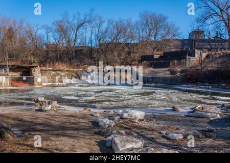 Orono Crown Land Conservation Area Ontario Canada im Winter Stockfoto