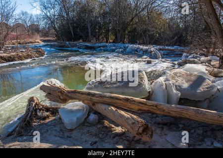 Orono Crown Land Conservation Area Ontario Canada im Winter Stockfoto