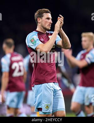 Aktenfoto vom 27-10-2021 von Burnleys Chris Wood. Newcastle hat die Unterzeichnung des Stürters Chris Wood aus Burnley für eine nicht offengelegte Gebühr bestätigt. Ausgabedatum: Donnerstag, 13. Januar 2022. Stockfoto