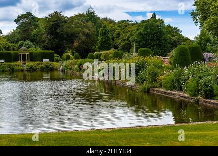 Forde Abbey Gardens in Dorset. Stockfoto