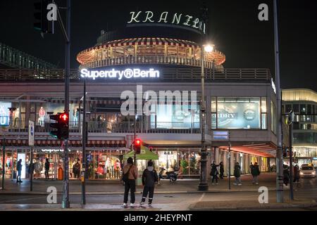 Cafe Kranzler, Neues Kranzlereck, Kurfürstendamm, Charlottenburg, Berlin Deutschland Stockfoto