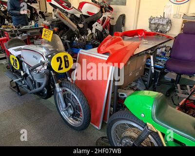 Ducati Motorräder werden in Northampton UK hergestellt Stockfoto