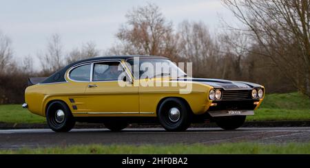 1972 1600 ccm Ford Capri Stockfoto