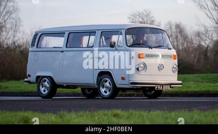 1973 VW Camper van Stockfoto