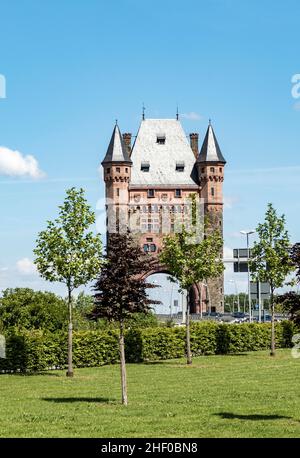 Berühmte alte nibelungen Turm in Worms deutschland Stockfoto